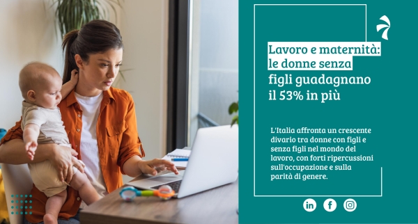 Lavoro e maternit&agrave;: le donne senza figli guadagnano il 53% in pi&ugrave;