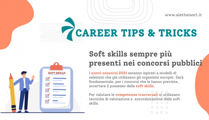 Career tips and tricks: soft skills sempre più presenti nei concorsi pubblici
