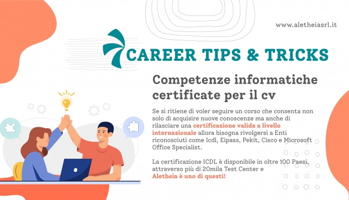 Career tips and tricks: competenze informatiche cv